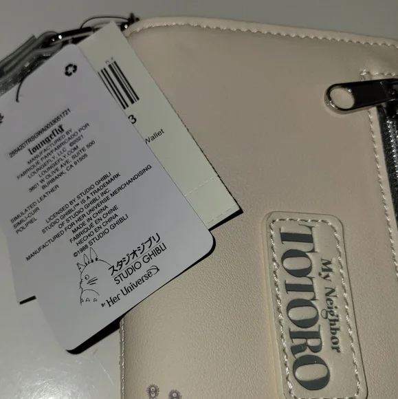 Loungefly Studio Ghibli Totoro Rain Mini Backpack and Tech Wallet - Picture 14 of 16